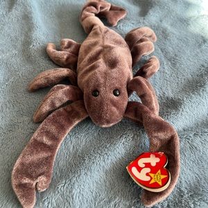 RETIRED 1998 vintage stinger the scorpion Ty beanie baby collectible